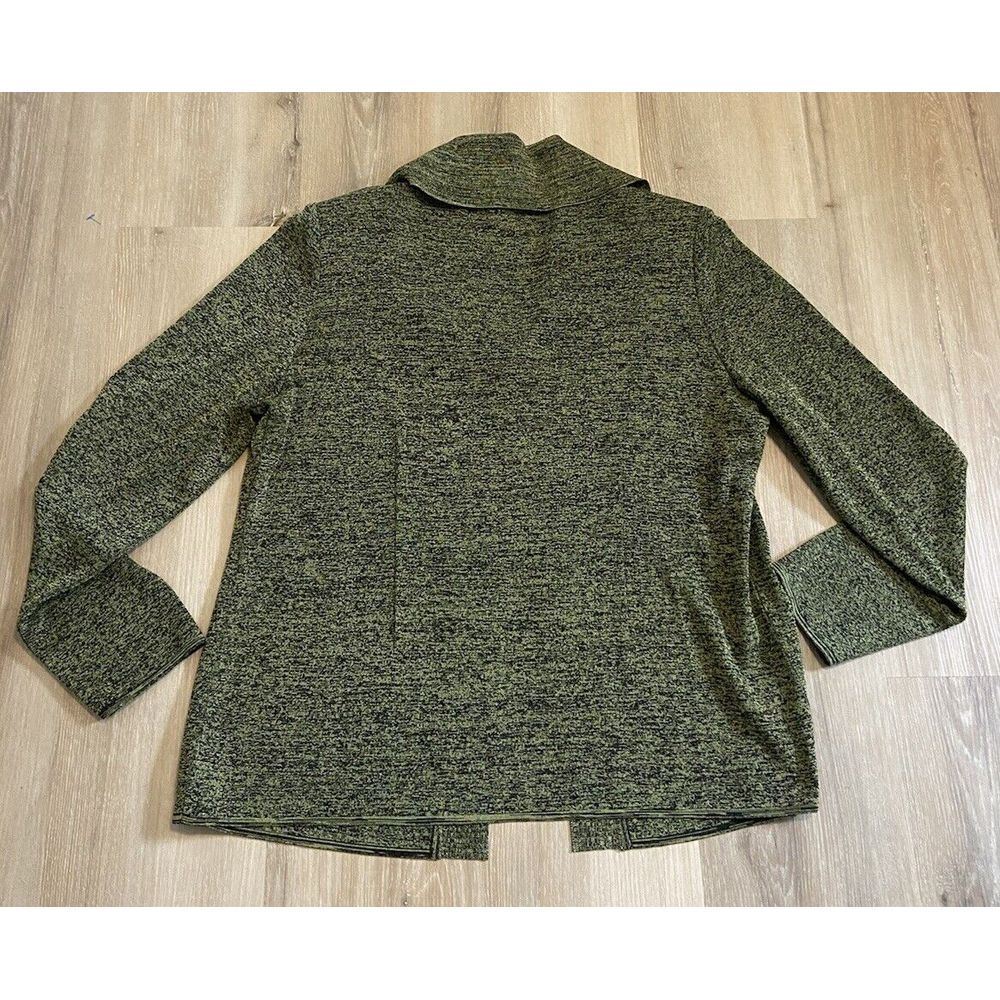 Exclusively Misook Womens Acrylic Sweater Cardigan One Button‎ Collar Medium - Picture 6 of 8